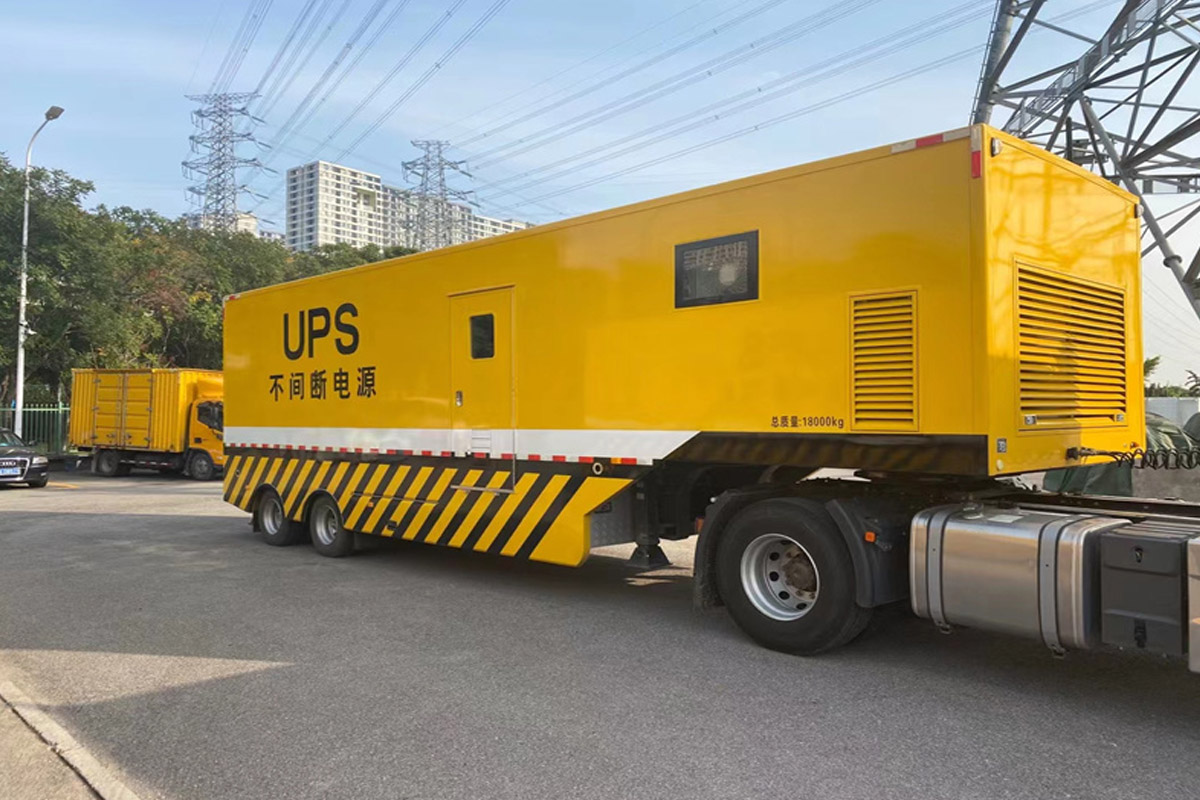 肥城发电机租赁施工现场